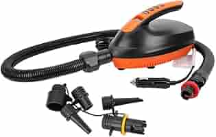 SENLEETOインフレータブルテント ポータブル自動エアーポンプ（充電式）付き Amazon.co.jp: 電動エアーポンプ 12V 電動空気入れ